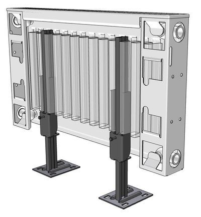 Напольные крепления для радиаторов отопления Лидея